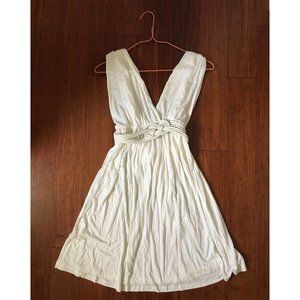 White Grecian-Style Dress